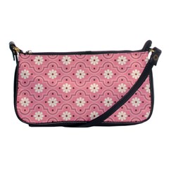 Pink Flower Floral Shoulder Clutch Bags by Alisyart