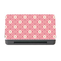 Pink Flower Floral Memory Card Reader With Cf