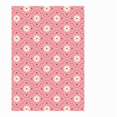 Pink Flower Floral Small Garden Flag (two Sides)