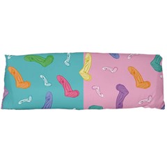 Socks Kids Blue Pink Yellow Purple Green Rainbow Body Pillow Case (dakimakura) by Alisyart