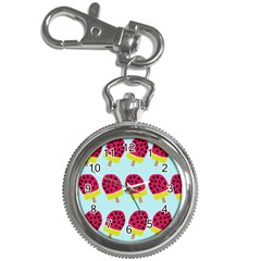 Watermelonn Red Yellow Blue Fruit Ice Key Chain Watches by Alisyart