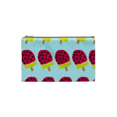 Watermelonn Red Yellow Blue Fruit Ice Cosmetic Bag (small) 