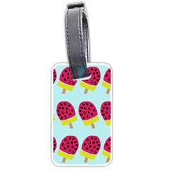 Watermelonn Red Yellow Blue Fruit Ice Luggage Tags (two Sides)
