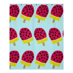 Watermelonn Red Yellow Blue Fruit Ice Shower Curtain 60  X 72  (medium) 