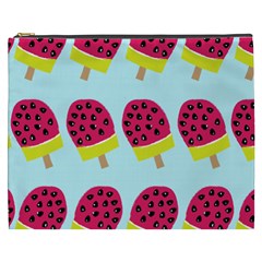 Watermelonn Red Yellow Blue Fruit Ice Cosmetic Bag (xxxl) 