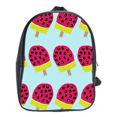 Watermelonn Red Yellow Blue Fruit Ice School Bags (xl)  by Alisyart