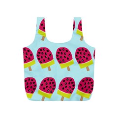 Watermelonn Red Yellow Blue Fruit Ice Full Print Recycle Bags (s)  by Alisyart