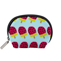 Watermelonn Red Yellow Blue Fruit Ice Accessory Pouches (small)  by Alisyart