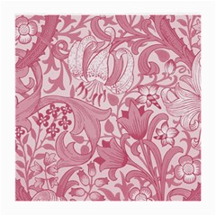 Vintage Style Floral Flower Pink Medium Glasses Cloth (2-side) by Alisyart