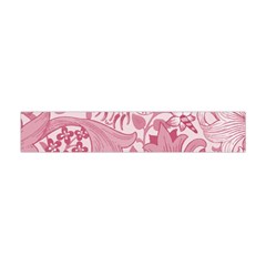 Vintage Style Floral Flower Pink Flano Scarf (mini) by Alisyart