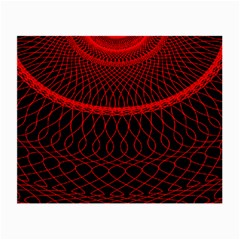 Red Spiral Featured Small Glasses Cloth (2-side) by Alisyart