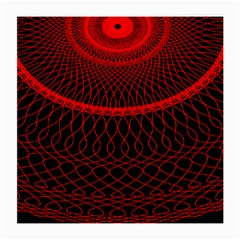 Red Spiral Featured Medium Glasses Cloth (2-side) by Alisyart