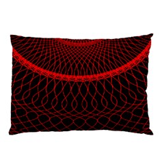 Red Spiral Featured Pillow Case (two Sides)