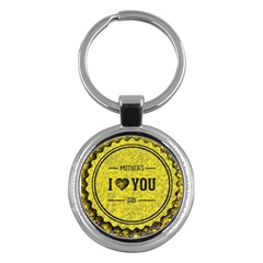 Happy Mother Day Key Chains (Round) 