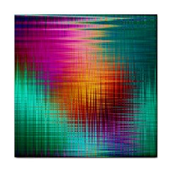 Colourful Weave Background Tile Coasters
