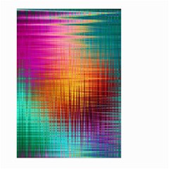 Colourful Weave Background Large Garden Flag (two Sides) by Simbadda