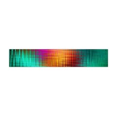 Colourful Weave Background Flano Scarf (mini) by Simbadda