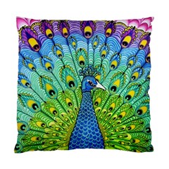 Peacock Bird Animation Standard Cushion Case (two Sides) by Simbadda