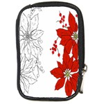 Poinsettia Flower Coloring Page Compact Camera Cases Front