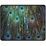 Peacock Jewelery Double Sided Fleece Blanket (Medium)  58.8 x47.4  Blanket Front