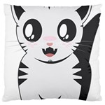 Meow Large Flano Cushion Case (One Side) Front