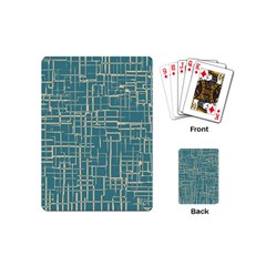  Hand Drawn Lines Background In Vintage Style Playing Cards (mini) 