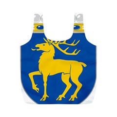 Coat Of Arms Of Aland Full Print Recycle Bags (m)  by abbeyz71