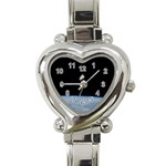 Amazing Stunning Astronaut Amazed Heart Italian Charm Watch Front