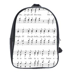 Jingle Bells Song Christmas Carol School Bags (xl) 