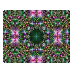 Digital Kaleidoscope Double Sided Flano Blanket (large)  by Simbadda