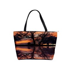 Aurora Sunset Sun Landscape Shoulder Handbags by Simbadda
