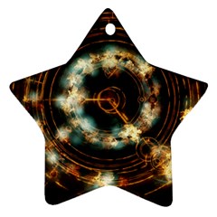 Science Fiction Energy Background Star Ornament (two Sides) by Simbadda