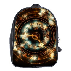 Science Fiction Energy Background School Bags (xl)  by Simbadda