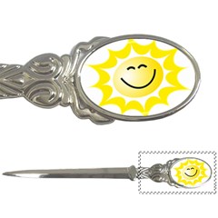 The Sun A Smile The Rays Yellow Letter Openers by Simbadda