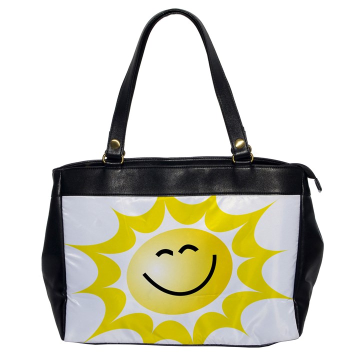 The Sun A Smile The Rays Yellow Office Handbags