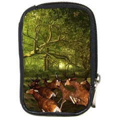 Red Deer Deer Roe Deer Antler Compact Camera Cases by Simbadda