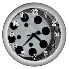 Turntable Record System Tones Wall Clocks (silver) 