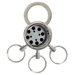 Turntable Record System Tones 3-ring Key Chains by Simbadda