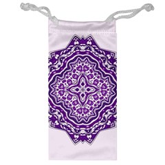 Mandala Purple Mandalas Balance Jewelry Bag by Simbadda