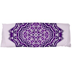 Mandala Purple Mandalas Balance Body Pillow Case Dakimakura (two Sides) by Simbadda