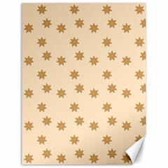 Pattern Gingerbread Star Canvas 18  X 24   by Simbadda