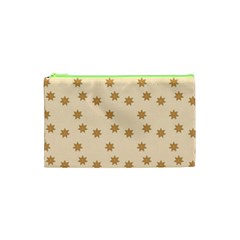 Pattern Gingerbread Star Cosmetic Bag (xs) by Simbadda