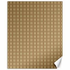 Pattern Background Brown Lines Canvas 16  X 20   by Simbadda