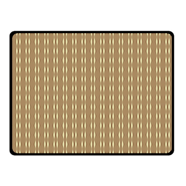 Pattern Background Brown Lines Fleece Blanket (Small)