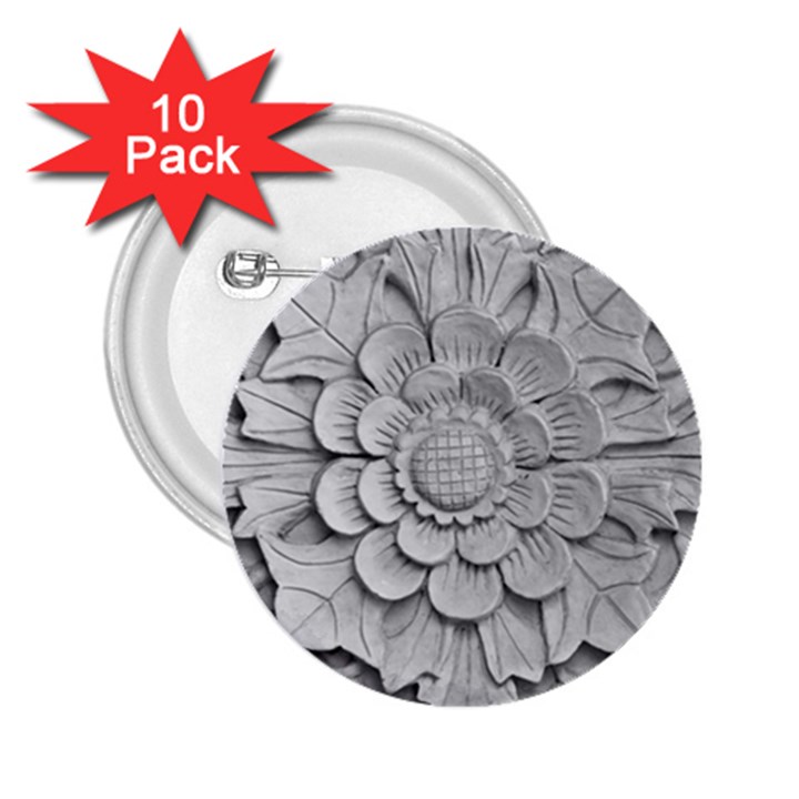 Pattern Motif Decor 2.25  Buttons (10 pack) 