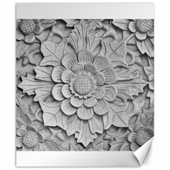 Pattern Motif Decor Canvas 8  X 10  by Simbadda