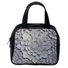 Pattern Motif Decor Classic Handbags (one Side)