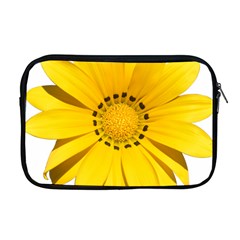 Transparent Flower Summer Yellow Apple Macbook Pro 17  Zipper Case by Simbadda