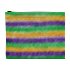 Mardi Gras Strip Tie Die Cosmetic Bag (xl) by PhotoNOLA