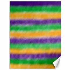 Mardi Gras Strip Tie Die Canvas 36  X 48   by PhotoNOLA
